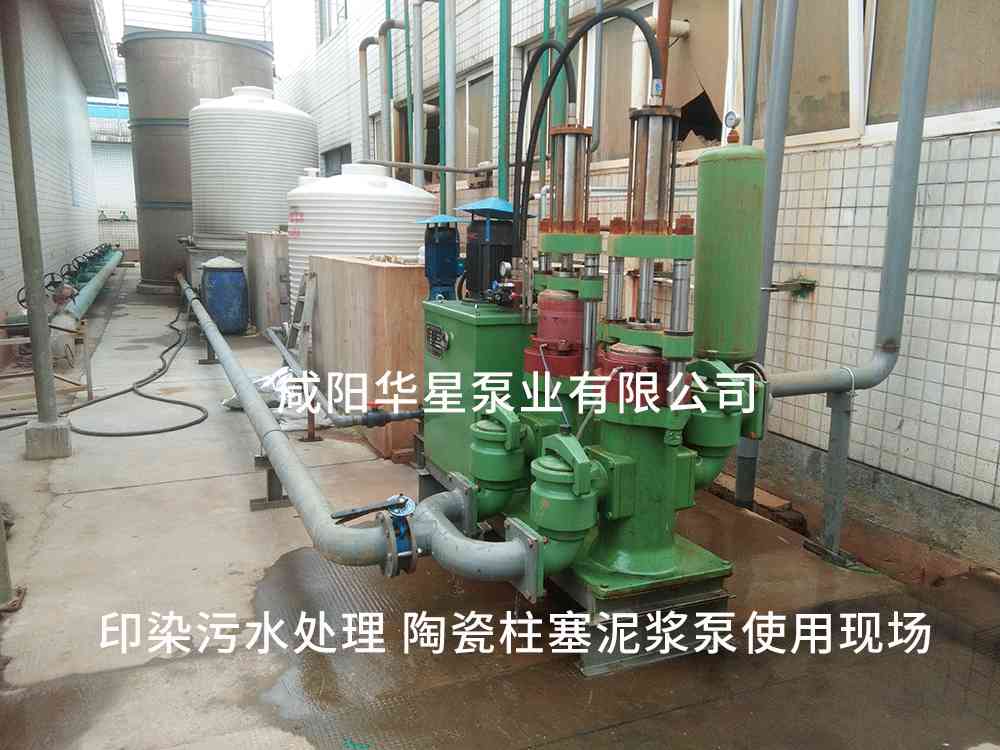 印染污水處理廠使用YBH250-30節(jié)能柱塞泥漿泵客戶案例-第二個現場-02